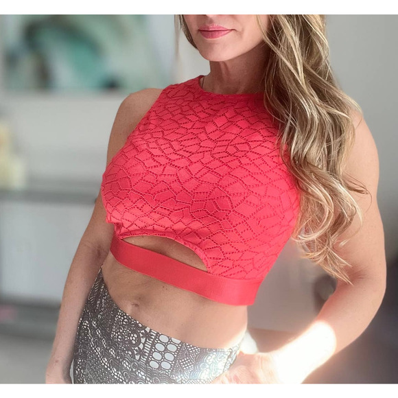 Bebe Crop Top, (Size S) - Picture 2 of 5